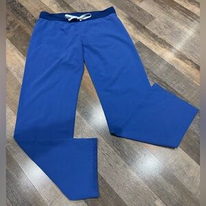 Figs Royal Blue Drawstring Scrub Pants